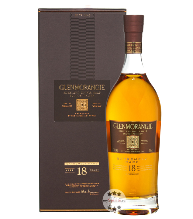 Glenmorangie 18 Jahre Extremely Rare Single Malt Whisky (43 % Vol., 0,7 Liter) von Glenmorangie Distillery
