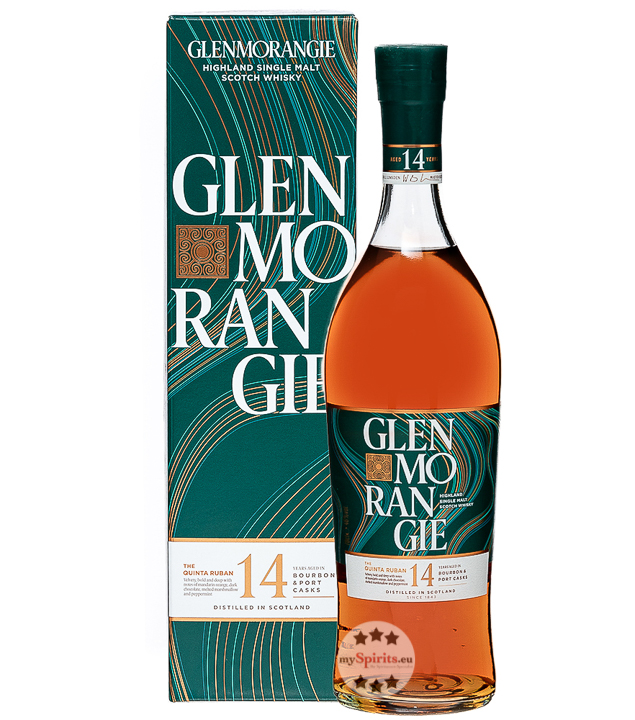 Glenmorangie Quinta Ruban 14 Jahre Port Cask Whisky (46 % Vol., 0,7 Liter) von Glenmorangie Distillery