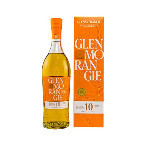 Glenmorangie 10 Jahre The Original mit Geschenkpackung Highland Single Malt Scotch Whisky (1x 0.7 l) von Glenmorangie