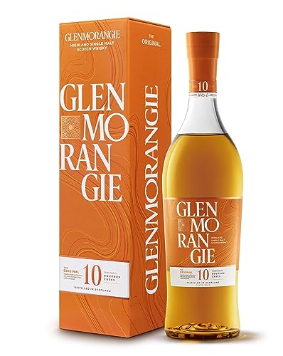 Glenmorangie 10 The Original Whisky, Single Malt Scotch Whisky, 10 Years, mit Geschenkverpackung, 0,7L von Glenmorangie