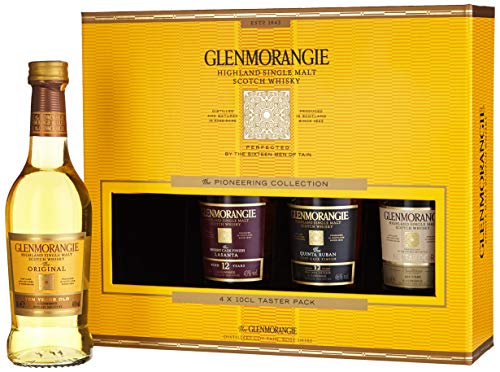 Glenmorangie The Pioneering Collection Taster Pack Whiskey mit Geschenkverpackung (4 x 0.1 l) von Glenmorangie