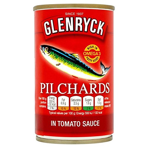 Glenryck Sardinen In Tomatensauce 155 g (Packung von 2) von Glenryck
