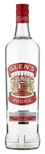 Glen's Vodka 100 cl Alkohol 37,5% - Idealer Wodka für Cocktails im praktischen 1-LITER-Format Glen's Vodka 100 cl Alkohol 37,5% - Idealer Wodka für Cocktails im praktischen 1-LITER-Format von Glen's