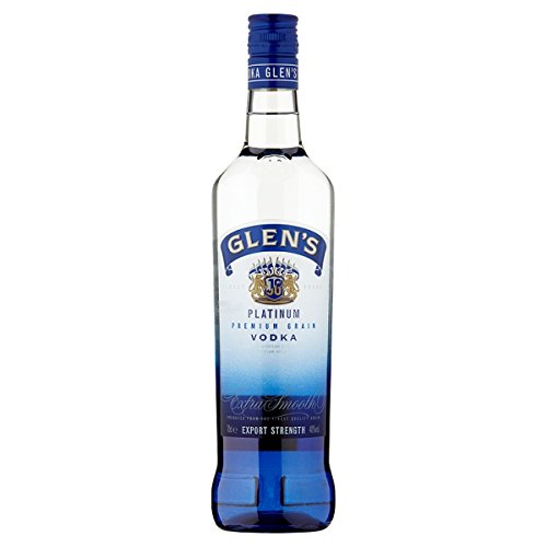 Glens Platinum Premium Grain Vodka 70cl Bottle von Glens