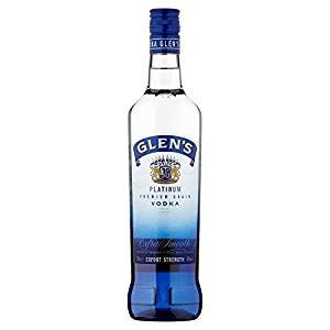 Glens Platinum Premium Grain Vodka 70cl Bottle von Glens