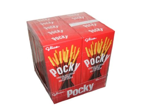 Glico Pocky Chocolate, 1.41-Ounce Boxes (Pack of 10) by Glico von Glico