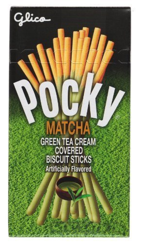 Pocky Matcha Green Tea Cream Covered Biscuit Stick Snack [JU-ICSH] by Glico von Pocky
