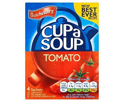 Batchelors Tomatentasse, 122 g, 7 Stück Batchelors Tomatentasse, 122 g, 7 Stück von Global Treats