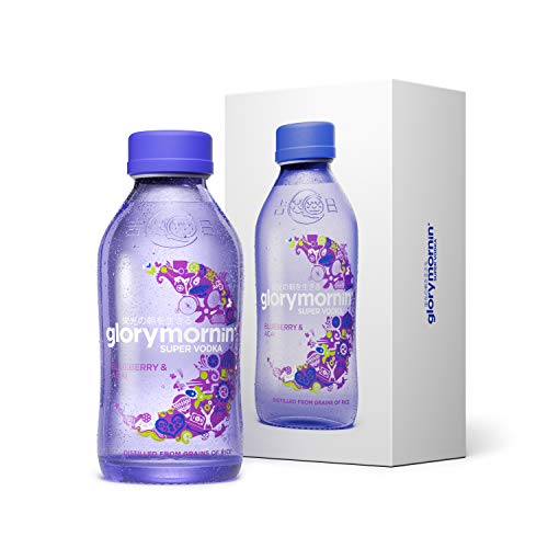 GLORY MORNIN' SUPER VODKA - Blueberry & Acai - milder Super Premium Wodka aus Reis mit Superfruits in edler Geschenk Box - 0,35l - 40% Vol. GLORY MORNIN' SUPER VODKA - Blueberry & Acai - milder Super Premium Wodka aus Reis mit Superfruits in edler Geschenk Box - 0,35l - 40% Vol. von Glory Mornin'