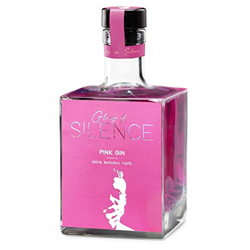 Glory of Silence Pink Gin (0,5 l) | Gin mit fruchtiger Note aus Holunderblüte und roten Früchten von Glory of Silence Gin