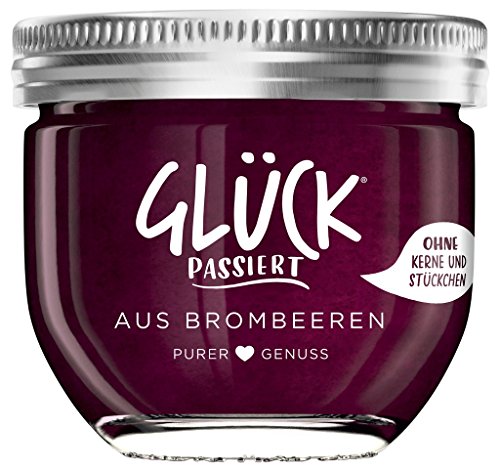 GLÜCK PASSIERT - aus Brombeeren Fruchtaufstrich ohne Stückchen fein passiert - 230g GLÜCK PASSIERT - aus Brombeeren Fruchtaufstrich ohne Stückchen fein passiert - 230g von Glück