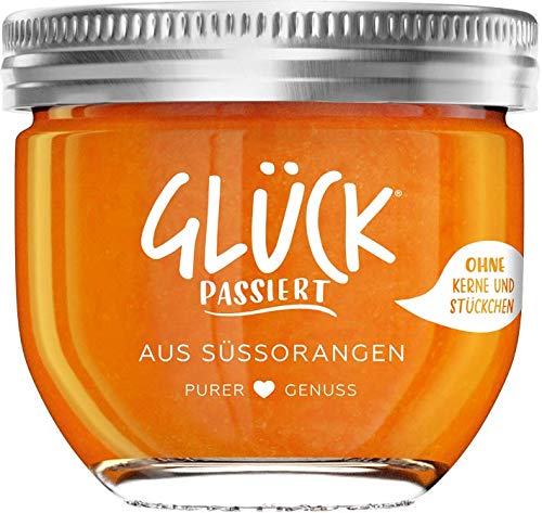 GLÜCK PASSIERT - aus Süssorangen Fruchtaufstrich fein passiert - 230g GLÜCK PASSIERT - aus Süssorangen Fruchtaufstrich fein passiert - 230g von Glück