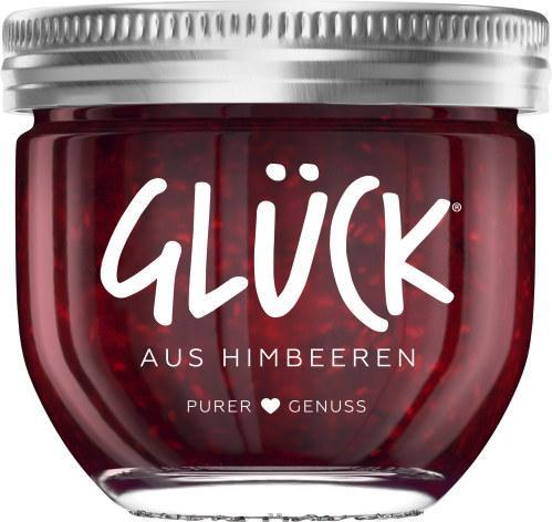 Glück Fruchtaufstrich aus Himbeeren Glück Fruchtaufstrich aus Himbeeren von Glück