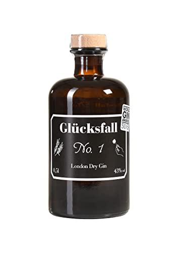 Glücksfall No 1 Premium London Dry Gin | Kleine authentische Manufaktur in Duderstadt | Wacholder- & Zitrusnoten | 43% Vol. | 500ml Glücksfall No 1 Premium London Dry Gin | Kleine authentische Manufaktur in Duderstadt | Wacholder- & Zitrusnoten | 43% Vol. | 500ml von Glücksfall