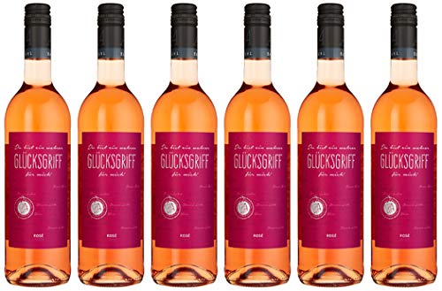 Glücksgriff Spätburgunder Rosé Qualitätswein Feinherb (6 x 0.75 l) von Achkarren