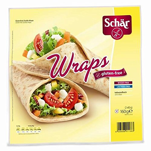 Schar 160g glutenfreie Wraps - ( Einzelpreis ) - Schar wraps sans gluten 160g von Gluten free