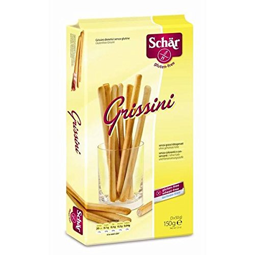 Schar Grissini (3x50g) 150g ohne Gluten - ( Einzelpreis ) - Schar grissini (3x50g) sans gluten 150g von Gluten Free