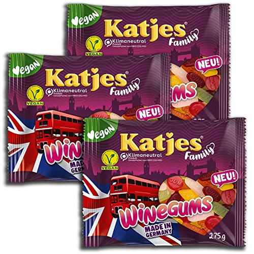 Katjes Winegums XXL Family Packungen 3 x 250g (750g)