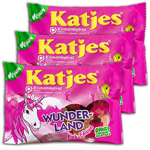 Katjes Wunderland Pink-Edition Set 3 x 200 g von GmbHKatjes