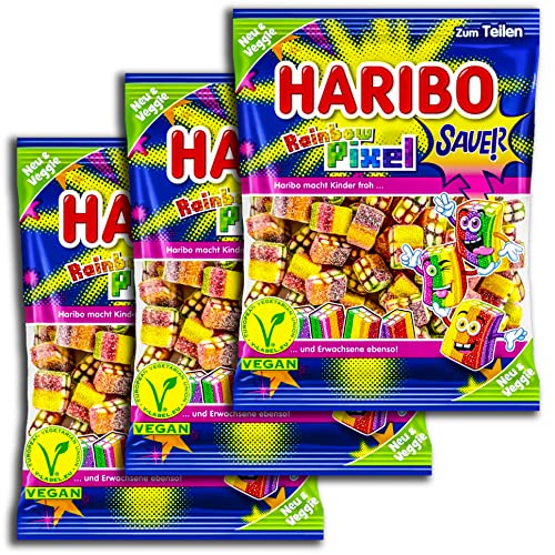 3 er Set Haribo Rainbow Pixel Sauer 3 x 160 G 3 er Set Haribo Rainbow Pixel Sauer 3 x 160 G von GmbhHaribo