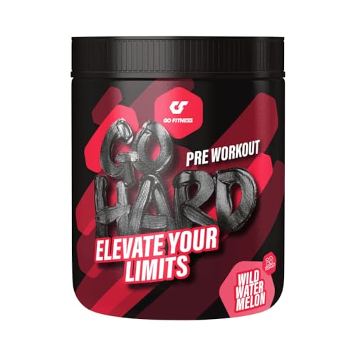 Go Fitness GO HARD Booster (20 serv) Wild Water Melon - Pre-Workout - Pre-Workout Booster von Go Fitness