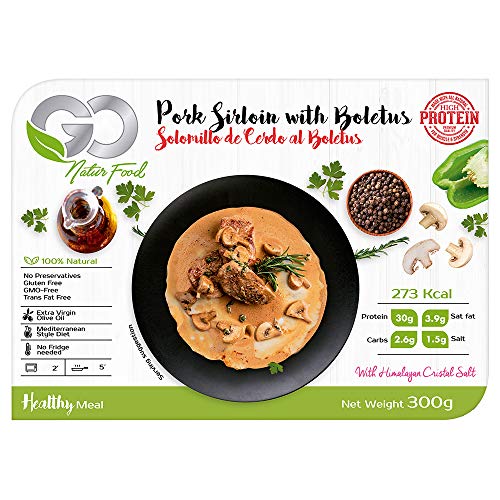 Go Natur Food Schweinefilet mit Champignons und Steinpilzen 6 x 300g von Go Natur Food