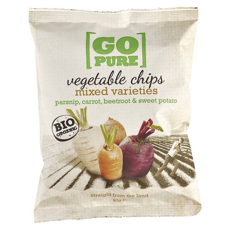 Bio Vegetable Chips mixed varieties von GoPure
