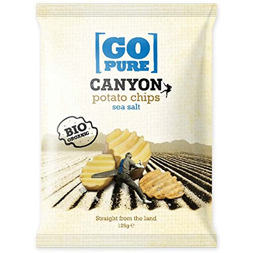 GO PURE - GESALZTE STRIED CHIPS 125G von Go Pure