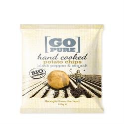 Go Pure Org Hand Cooked Chips Black Pe 125 g (order 6 for retail outer) von Go Pure