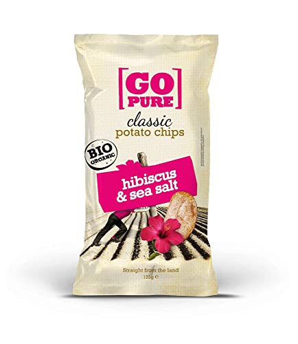 GoPure Bio Classic potato chips hibiscus & sea salt (2 x 125 gr) von Go Pure