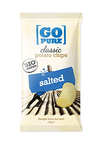 GoPure Classic Chips gesalzen, 5er Pack (5 x 125 g) von Go Pure