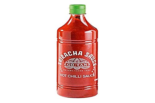 Go-Tan Chili Sauce Sriracha scharf - 1 Liter Flasche von Go Tan