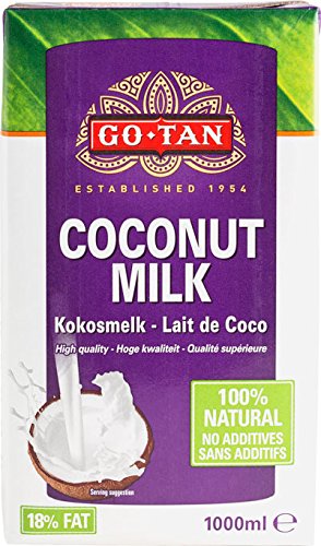 Go-Tan Kokosmilch 18% Fett, 1 ltr x 12 von Go Tan