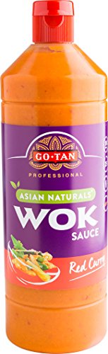 Go-Tan Wok Sauce rotes Curry, Flasche 1 ltr von Go-Tan