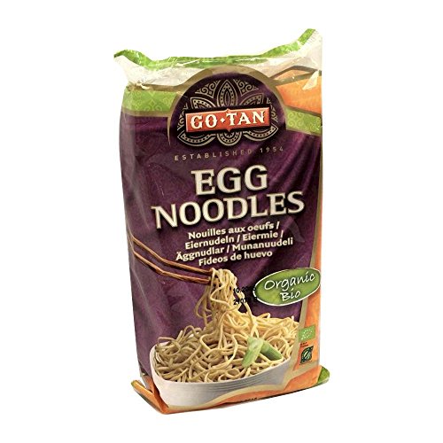 GoTan Organic Egg Noodles 250g Packung (Bio Eiernudeln) von Go Tan