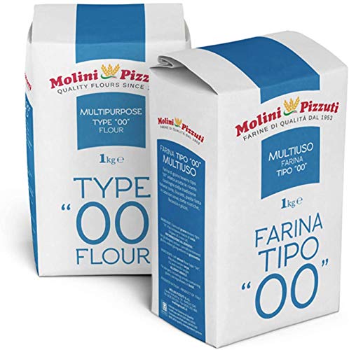 Molini Pizzuti Farina Tipo 00 Plain Fine Flour - Pack Size = 1x1kg von Molini Pizzuti