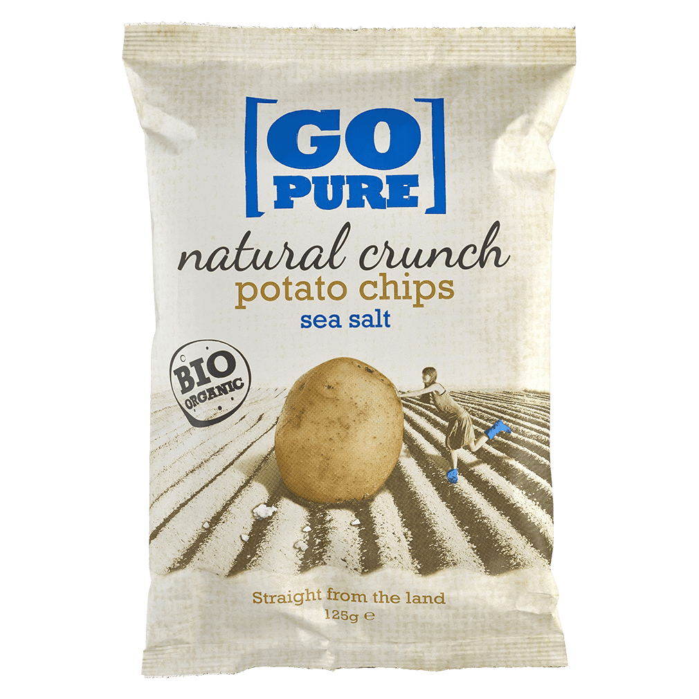 Bio Kartoffelchips mit Meersalz von GoPure