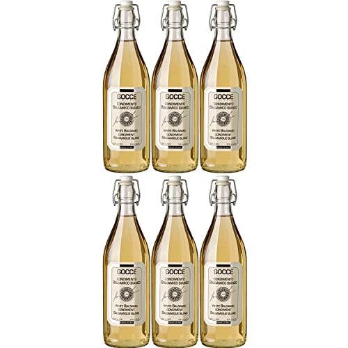 Gocce Balsama Bianco Weißer Balsamessig I Visando Paket (6 x 1.0l) von Gocce