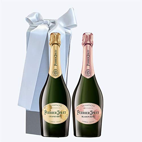 Champagne Packung mit 2 FLASCHEN PERRIER JOUET von GocciadiVino