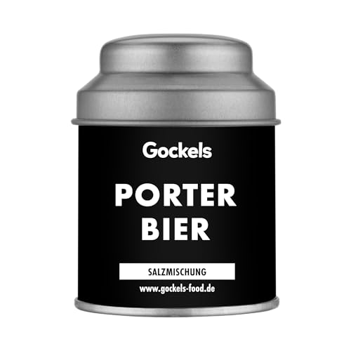 Porter Bier Salz – Würziges Meersalz mit malzigem Porterbier-Aroma – Perfekt für dunkles Fleisch, Grillgerichte, Eintöpfe & Soßen – Handveredelt & schonend getrocknet – 70g Gourmet Salz Porter Bier Salz – Würziges Meersalz mit malzigem Porterbier-Aroma – Perfekt für dunkles Fleisch, Grillgerichte, Eintöpfe & Soßen – Handveredelt & schonend getrocknet – 70g Gourmet Salz von Gockels