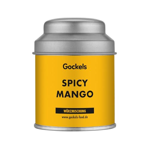 Spicy Mango Gewürzmischung – Exotisches Mango-Chili-Salz mit Tomate, Pfeffer & Estragon | Süß-scharf & fruchtig | Für Fleisch, Fisch, Gemüse, Reis & Dips von Gockels