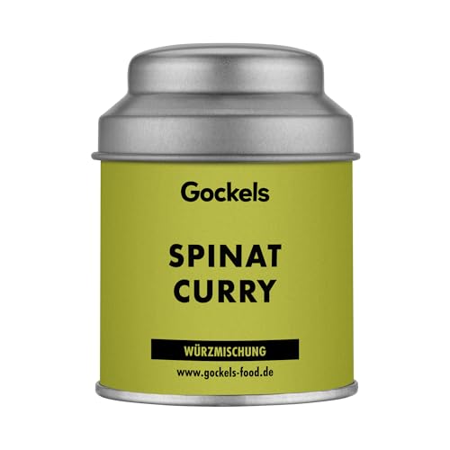 Spinat Curry Gewürz – Aromatische Mischung aus Kurkuma, Petersilie, Bärlauch & Spinat – Ideal für Reisgerichte, Soßen, Dips, Fisch, Gemüse und mehr – 100% natürliche Zutaten, Vegan & Glutenfrei Spinat Curry Gewürz – Aromatische Mischung aus Kurkuma, Petersilie, Bärlauch & Spinat – Ideal für Reisgerichte, Soßen, Dips, Fisch, Gemüse und mehr – 100% natürliche Zutaten, Vegan & Glutenfrei von Gockels