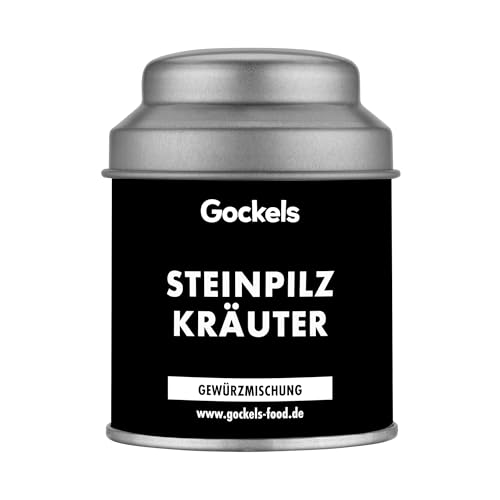 Steinpilz Kräuter Gewürzmischung – Aromatische Kräuter & Steinpilze für Fleisch, Risotto, Eintöpfe & Wild – Würzmischung mit Meersalz & mediterranen Kräutern – 50g Steinpilz Kräuter Gewürzmischung – Aromatische Kräuter & Steinpilze für Fleisch, Risotto, Eintöpfe & Wild – Würzmischung mit Meersalz & mediterranen Kräutern – 50g von Gockels