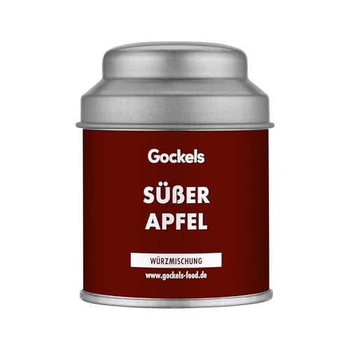 Süßer Apfel Gewürzzucker – mit Apfel, Zimt, Haselnuss & Tonkabohne | Aromatischer Rohrohrzucker für Süßspeisen, Getränke, Soßen & Desserts | Winterlicher Genuss & Fruchttraum von Gockels