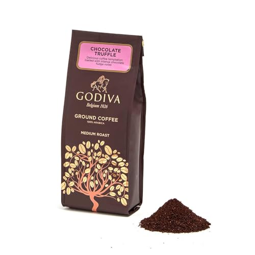 Godiva Chocolatier Schokoladentrüffel Geschmack Kaffee - Mittel Geröstet - Gemahlener Kaffee - 100% Arabica - 284g Godiva Chocolatier Schokoladentrüffel Geschmack Kaffee - Mittel Geröstet - Gemahlener Kaffee - 100% Arabica - 284g von Godiva Chocolatier