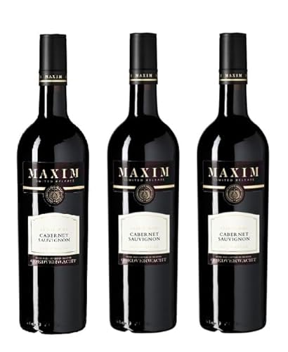 3x 0,75l - 2019er - Goedverwacht - Maxim - Cabernet Sauvignon - Robertson W.O. - Südafrika - Rotwein trocken von Goedverwacht