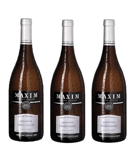 3x 0,75l - 2022er - Goedverwacht - Maxim - Chardonnay - Robertson W.O. - Südafrika - Weißwein trocken von Goedverwacht