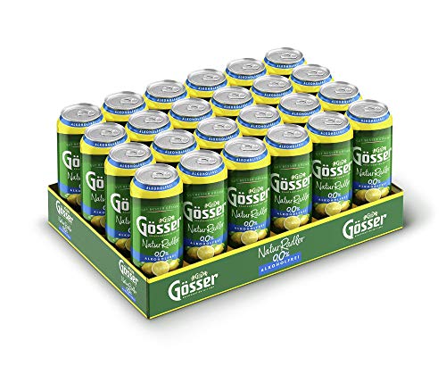 Gösser Natur Radler Alkoholfrei Dose Biermischgetränk EINWEG (24 x 0.5 l) von Gösser