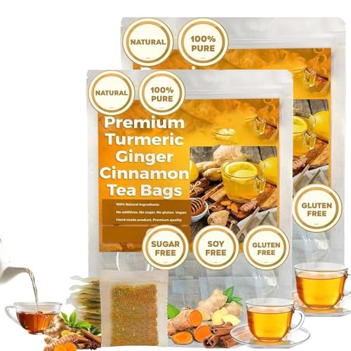 Turmeric Ginger Cinnamon Tea, Turmeric, Ginger, Cinnamon Blend Tea Bags, 100% Natural TurmericGinger CinnamonTea, CinnamonTea Bags, Supports Digestion, Sleep (2box) von Gokame