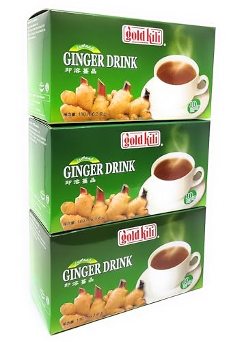 GOLD KILI Instant Ingwer Getränk 10x 18g Ginger Drink von Gold Kili